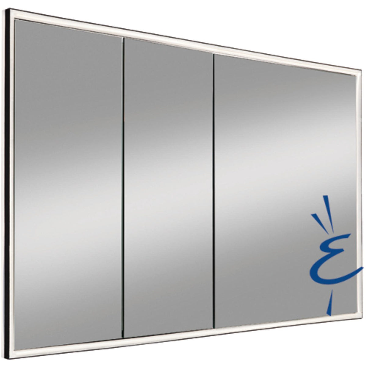 Nobilia LED Alurahmen fuer Spiegelschraenke WBSP- als Einbauvariante LARSP60 15383