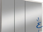 Nobilia LED Alurahmen fuer Spiegelschraenke WBSP- als Einbauvariante LARSP100 15386