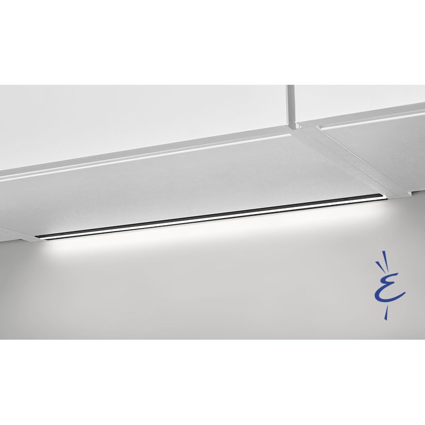 Nobilia LED Nischenleuchte zur Abdeckung des Rueckwandspalts LNARW100 15311
