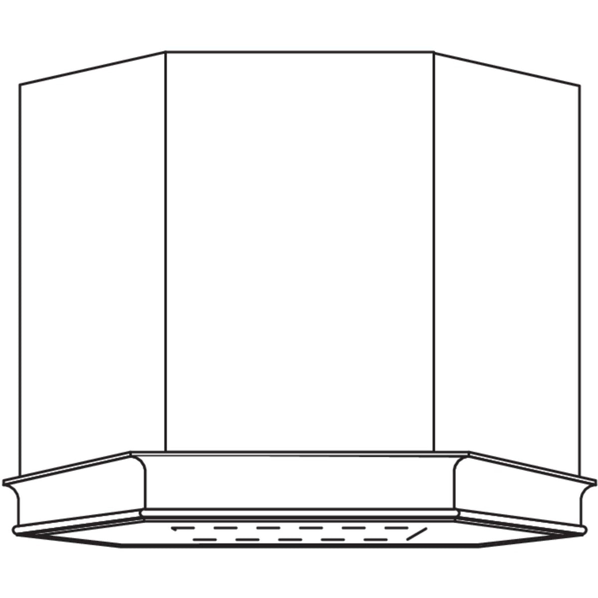 Nobilia Landhaus-Eck-Kamin- gerade- mit Kranzgesims fuer Kranzprofile 908 -KLH-- KE-LHL105 626