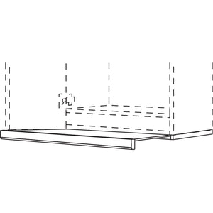 Nobilia Lichtblende LB fuer Flachschirm-Dunstabzugshauben LBDA60 9623