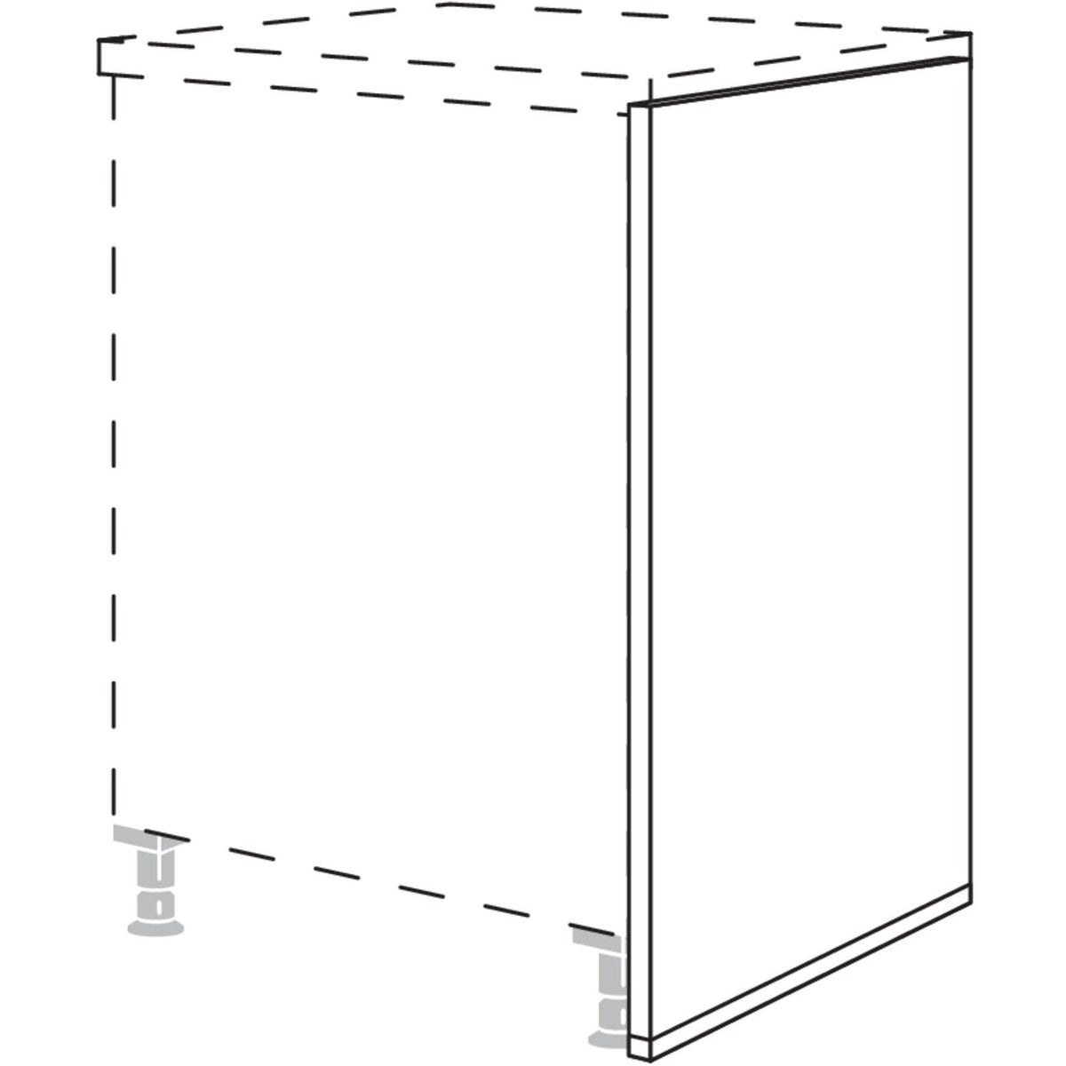 Nobilia Maxi-Abschlusswange UWA50-M 50906