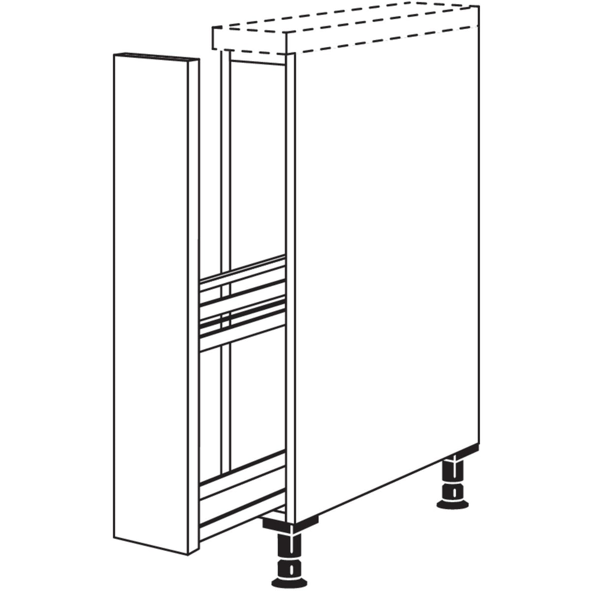 Nobilia Maxi-Auszugschrank UABH20-M 41125