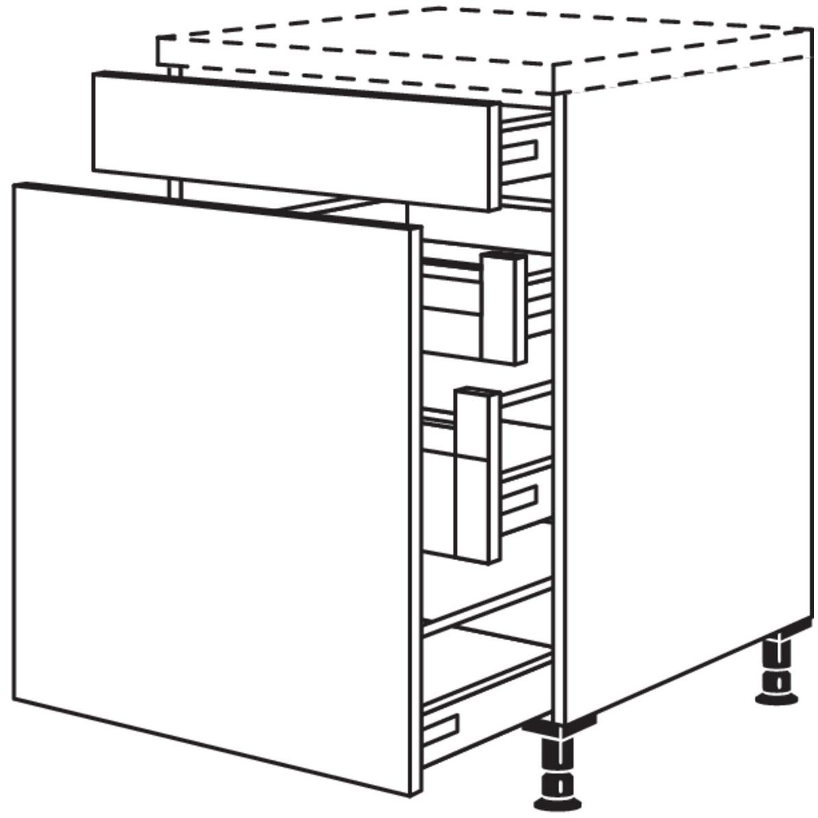 Nobilia Maxi-Auszugschrank UAI60-M 45061