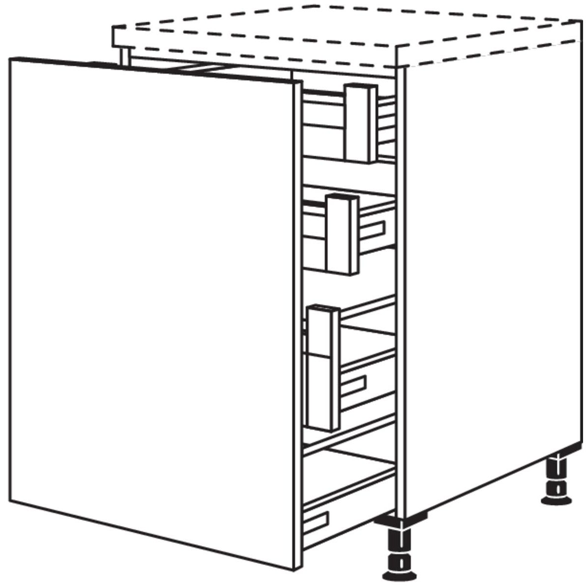 Nobilia Maxi-Auszugschrank UAIAI45-M 41132