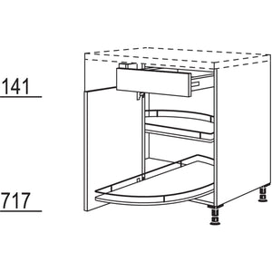 Nobilia Maxi-Eckschrank UEBD90-40-M 45091