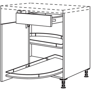 Nobilia Maxi-Eckschrank UEBD90-45-M 45097