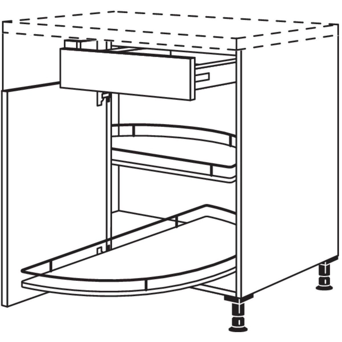 Nobilia Maxi-Eckschrank UEBD100-50-M 45098