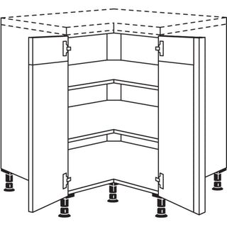 nobilia Maxi-Eckschrank UTE90-M 90 cm - Look | 099