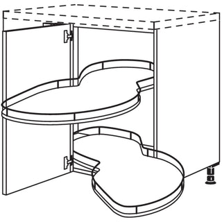 nobilia Maxi-Eckschrank mit Schwenkauszug UEDSA100-60-M - Look | 099