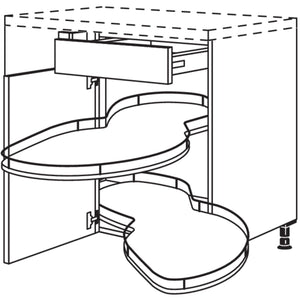 Nobilia Maxi-Eckschrank mit Schwenkauszug UESA100-60-M 44192