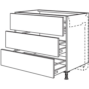 Nobilia Maxi-Kochstellenschrank fuer Kochfeldabzug KM3A80-M 42668