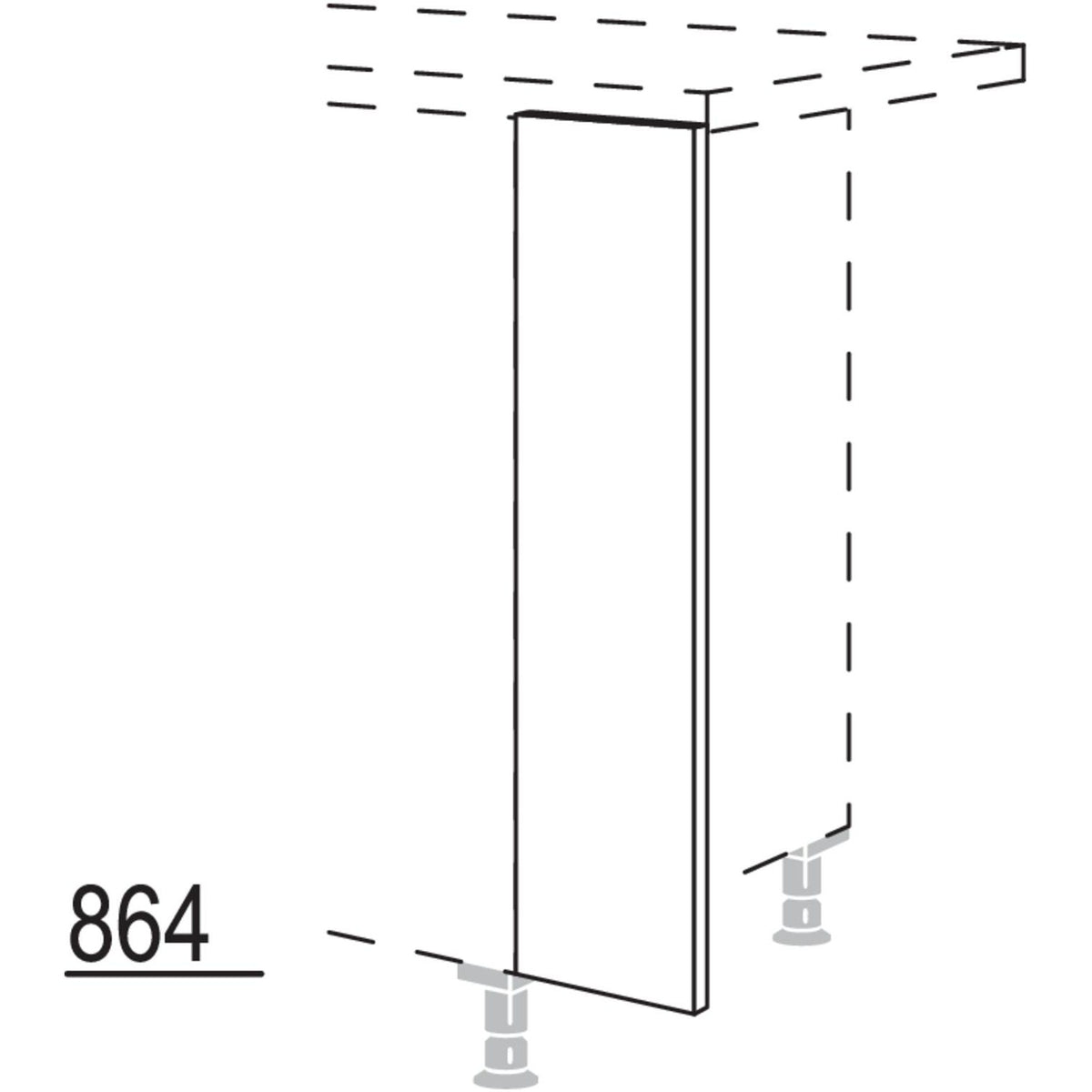 Nobilia Maxi-Passleiste UPK10-M 171