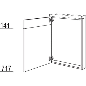 Nobilia Maxi-Rahmenteil URT60-M 43134