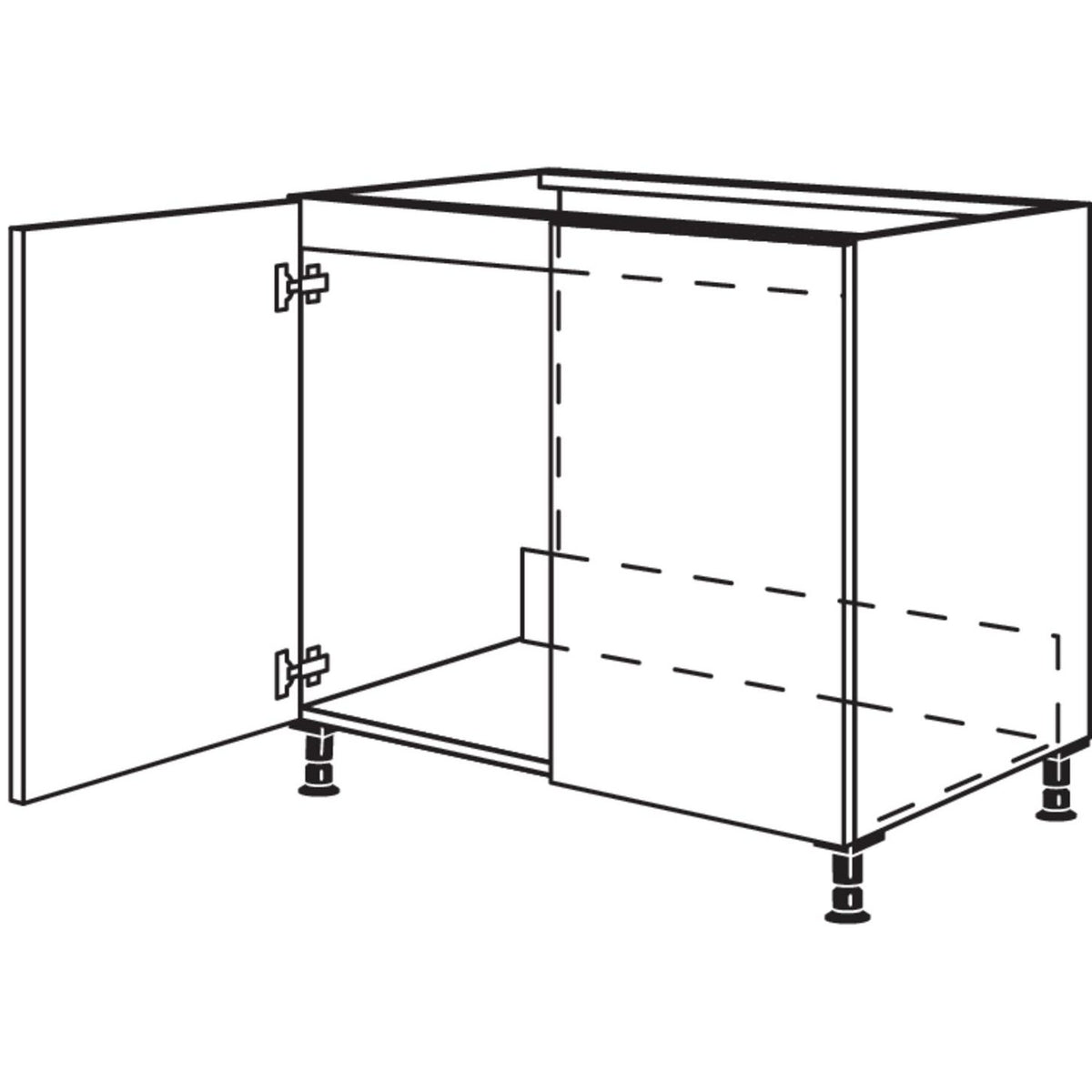 Nobilia Maxi-Spuelenschrank SPUD80-M 40148