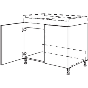 Nobilia Maxi-Spuelenschrank SPUST90-M 40201