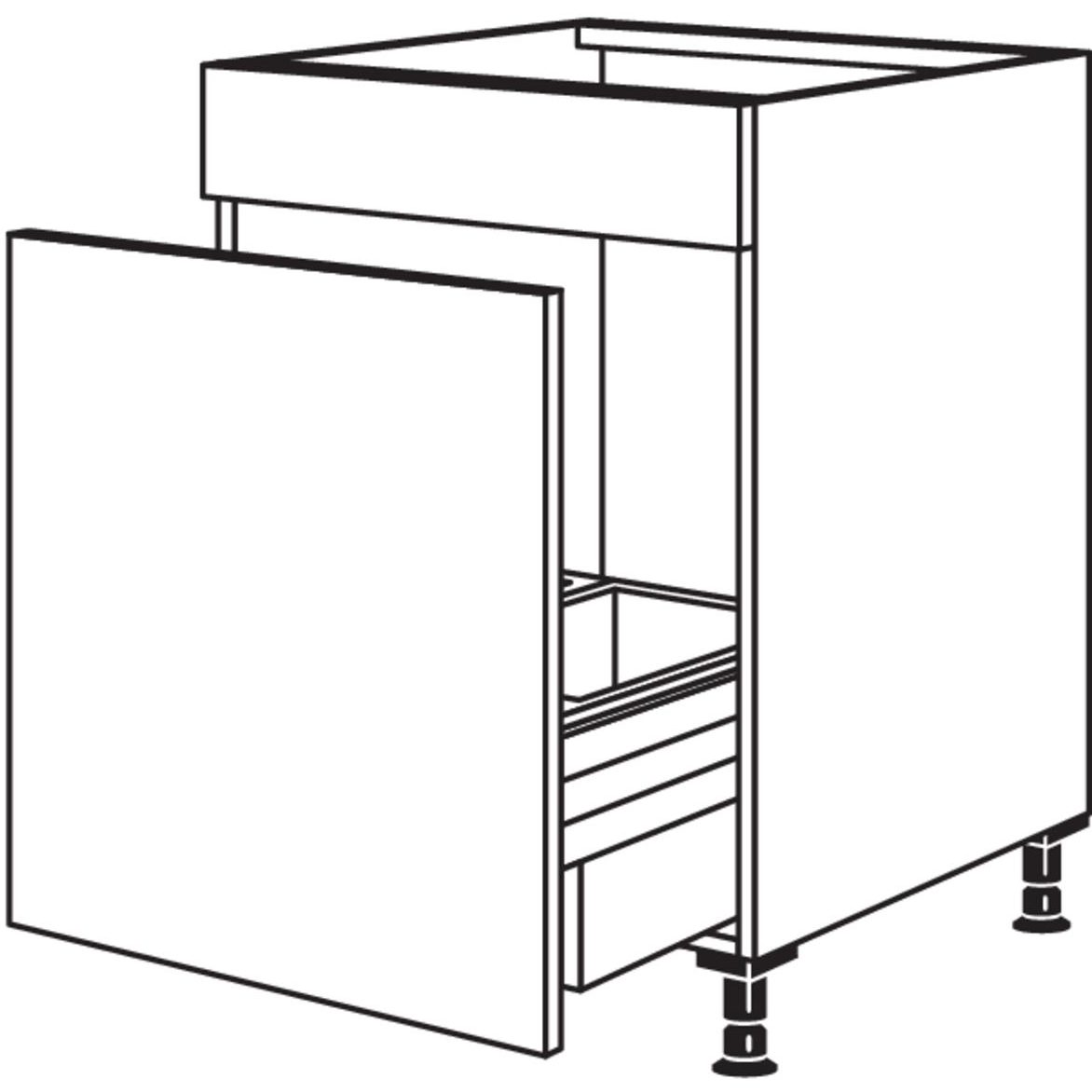 Nobilia Maxi-Spuelenschrank mit Zargen-Cargo SPUA-AS45-M 41294