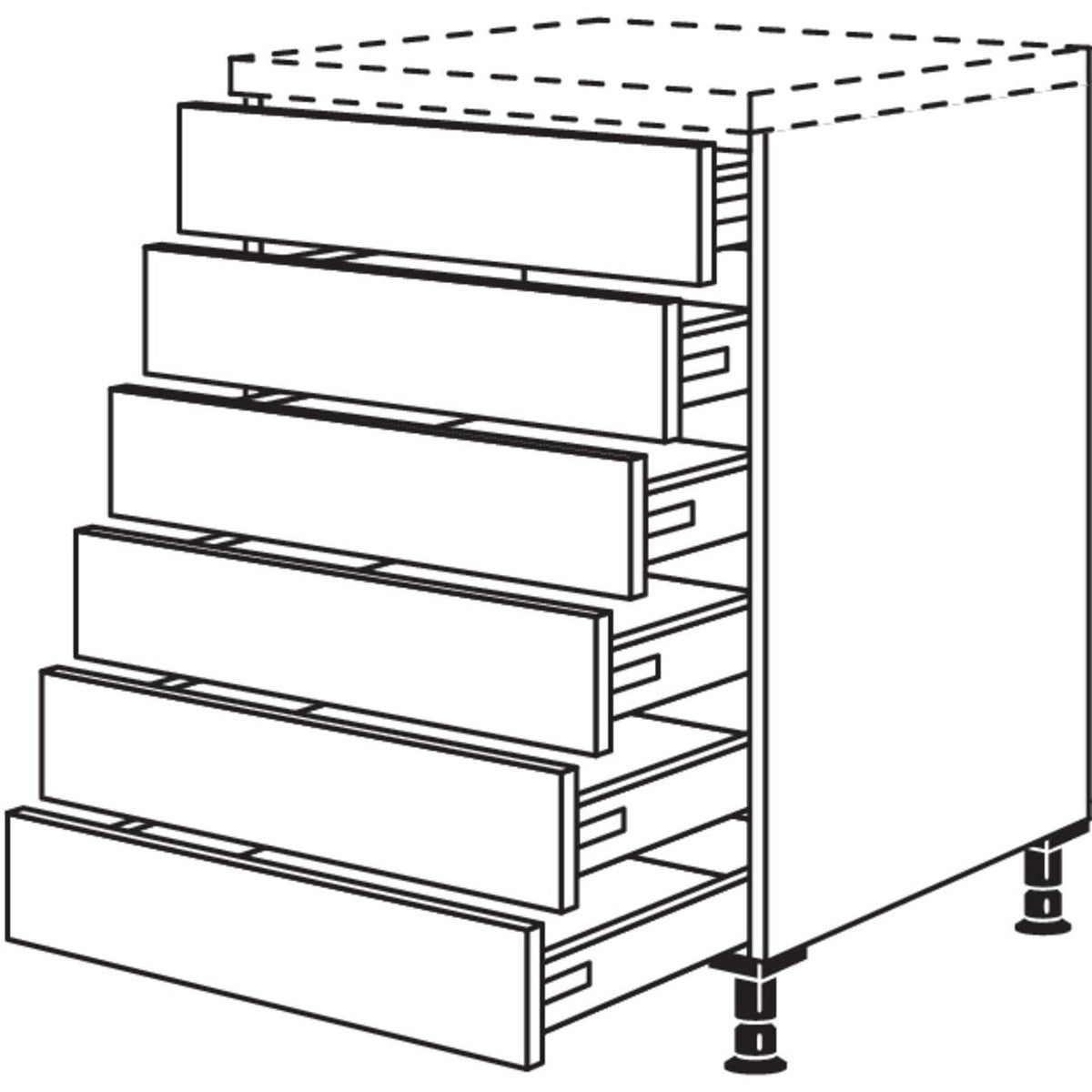 Nobilia Maxi-Unterschrank U6S50-M 40405