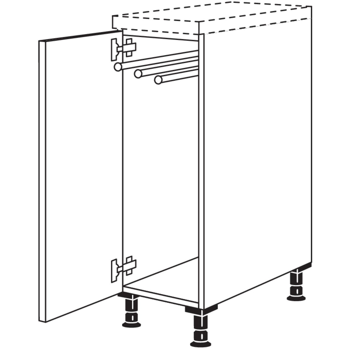 Nobilia Maxi-Unterschrank UDHT30-M 41025