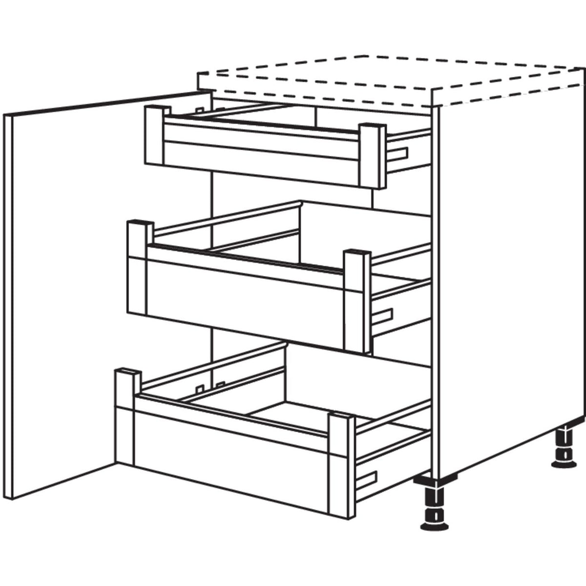 Nobilia Maxi-Unterschrank UDI2A40-M 41011