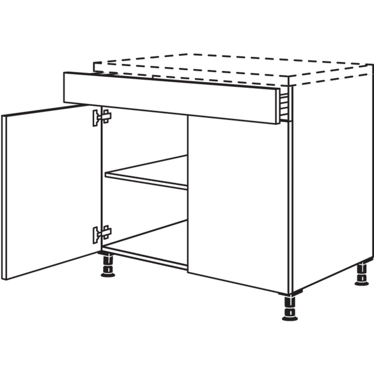 Nobilia Maxi-Unterschrank USG90-M 44409