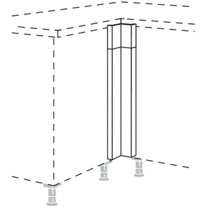 Nobilia Maxi-Winkelpassstueck in Tuerausfuehrung- variabel UPE-VT-M 51177