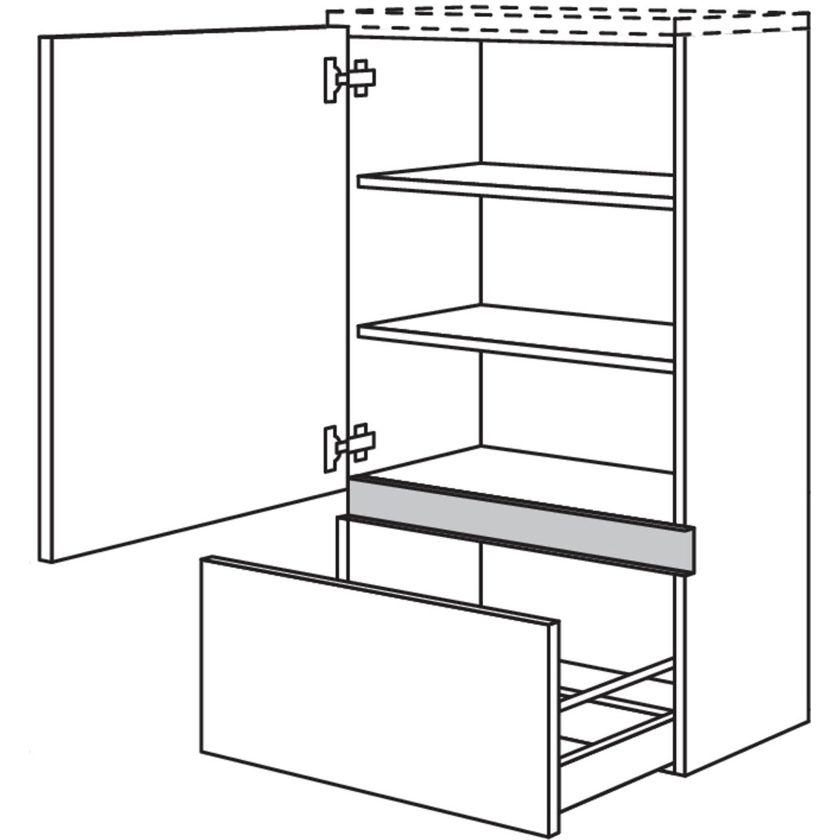 nobilia Midischrank NBMA45-115 67738