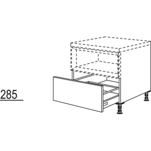 Nobilia Mini-Auszugschrank fuer Regaleinsatz Case UAC50-58 38056