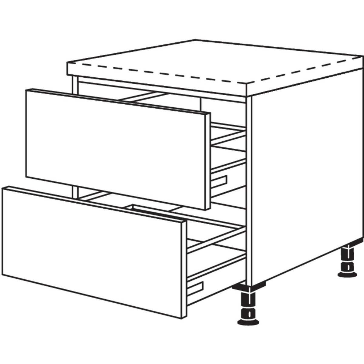 Nobilia Mini-Unterschrank - U2A45-58 28022
