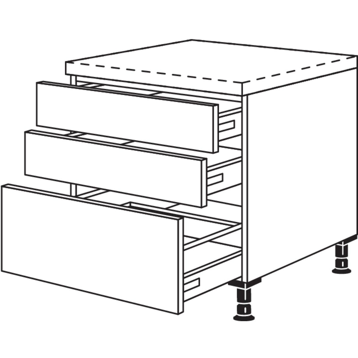 Nobilia Mini-Unterschrank - U2SA40-58 28038