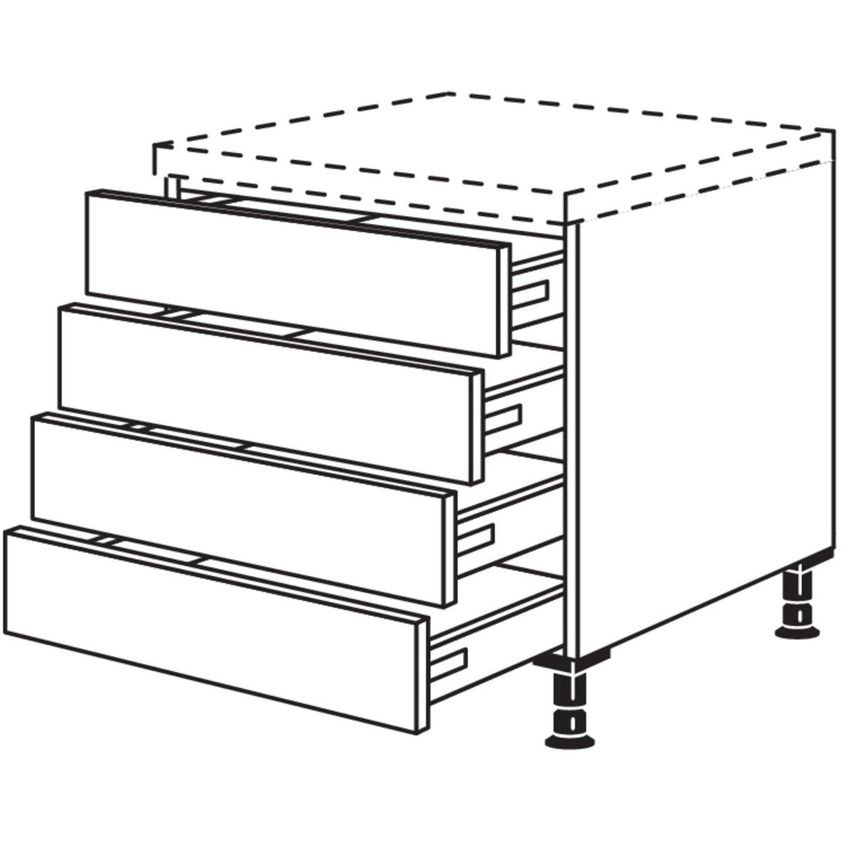 Nobilia Mini-Unterschrank - U4S45-58 28078