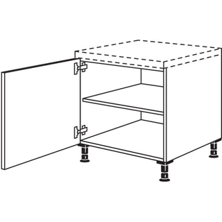 nobilia Mini-meuble bas / Mini-meuble de cuisson U30-58 30 cm - Look | 099