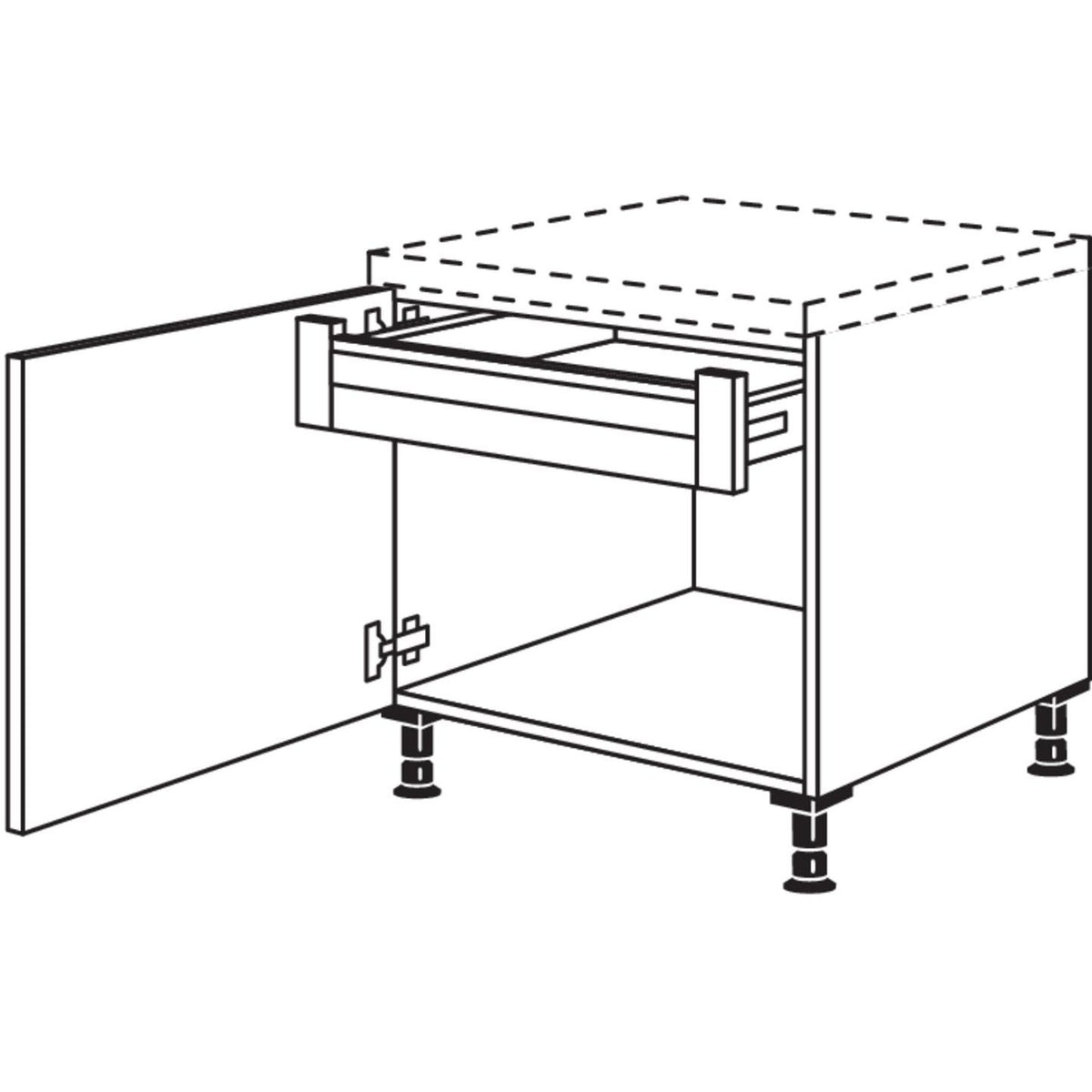 Nobilia Mini-Unterschrank UDI30-58 38031