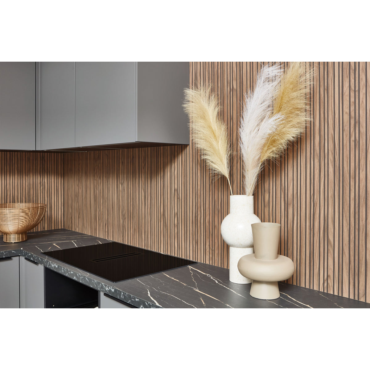 nobilia Nischenverkleidung mit Motiv in 3D-Struktur NVMDS70 9125