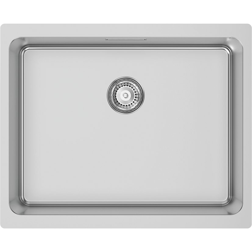 Nobilia RODI- Einbauspuele Una 50- Edelstahl--amp-nbsp-flaechenbuendige r Einbau moeglich  Edelstahl 87250 87250