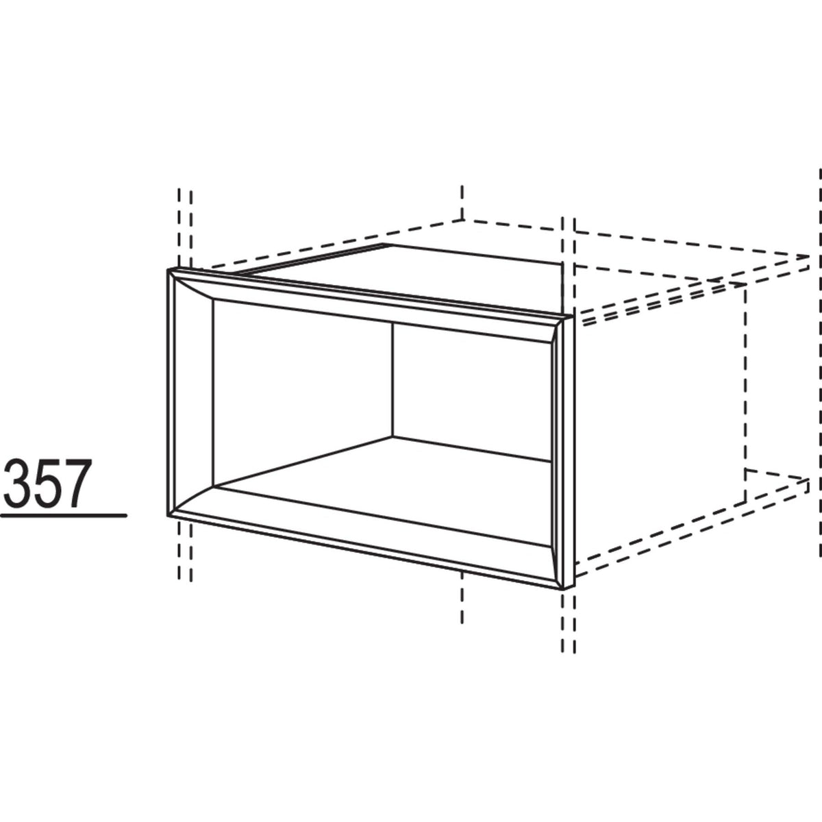 Nobilia Regaleinsatz Case CE40-36T 65828