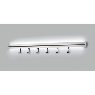 nobilia Relingstange mit Haken und LED-Beleuchtung RSLED60-E 60 cm