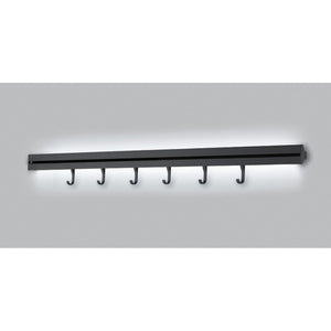Nobilia Relingstange mit Haken und LED-Beleuchtung RSLED60-S 45816