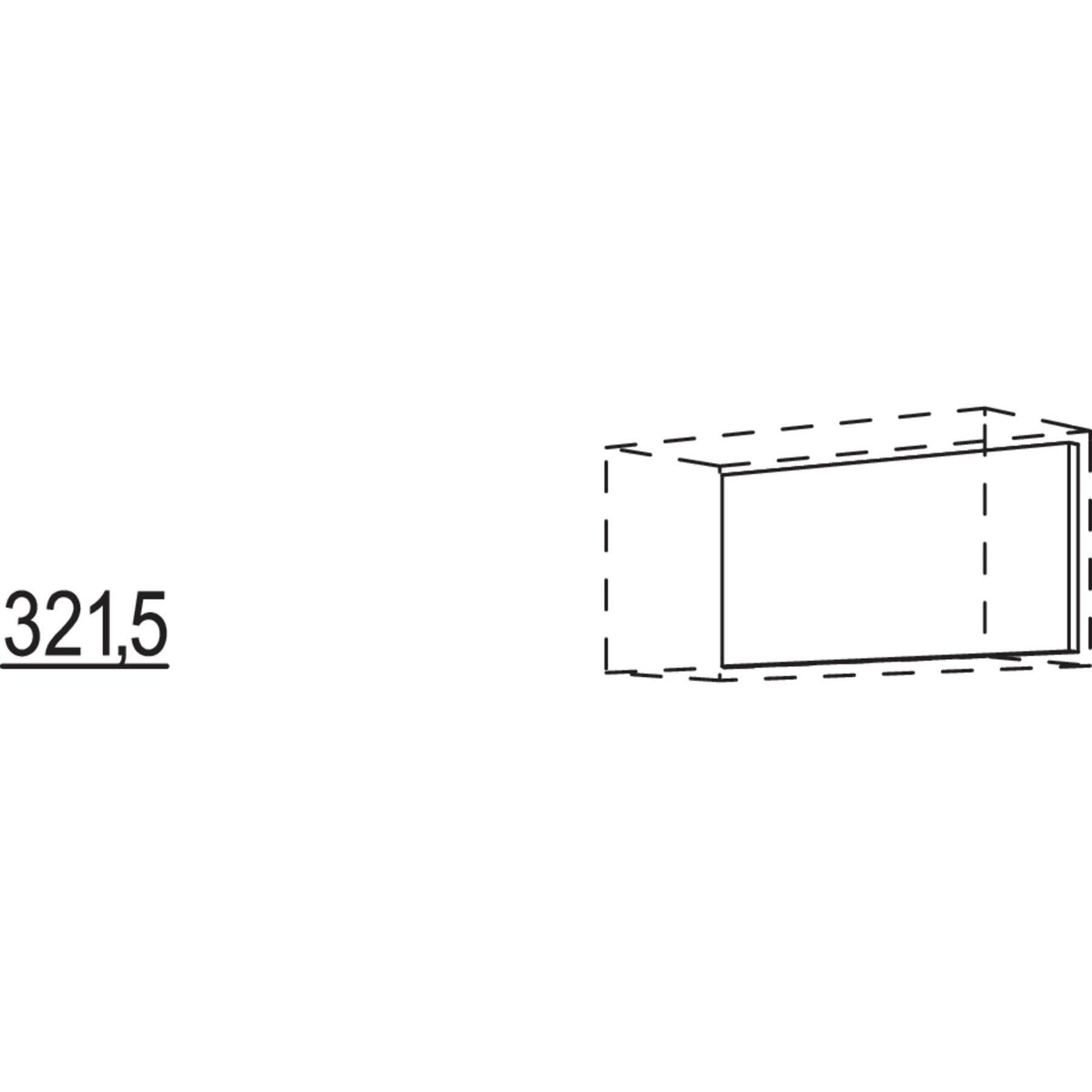 Nobilia Rueckwandverkleidung Smartcube RKSC60-36 36646