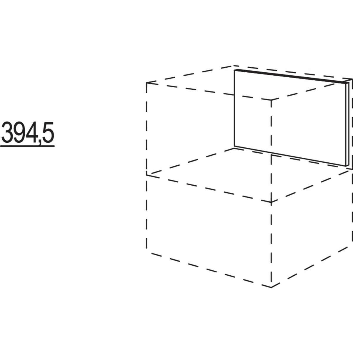Nobilia Rueckwandverkleidung Smartcube RKSC60-43 43646
