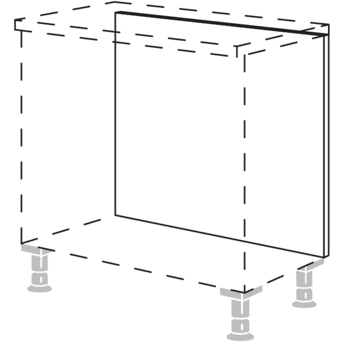 Nobilia Rueckwandverkleidung fuer Sideboardplanungen RFW30-58 24743