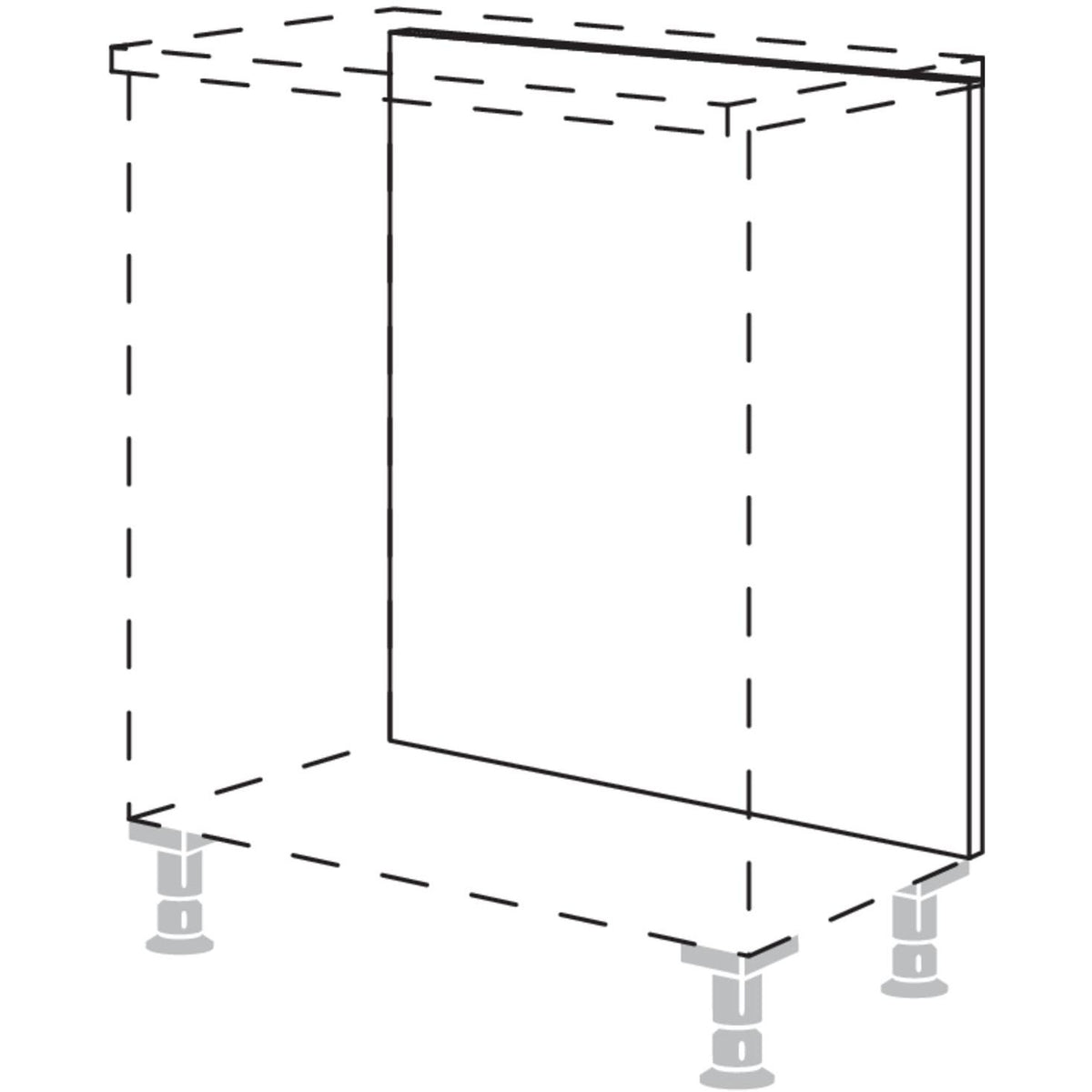 Nobilia Rueckwandverkleidung fuer Sideboardplanungen RFW50-72 1746