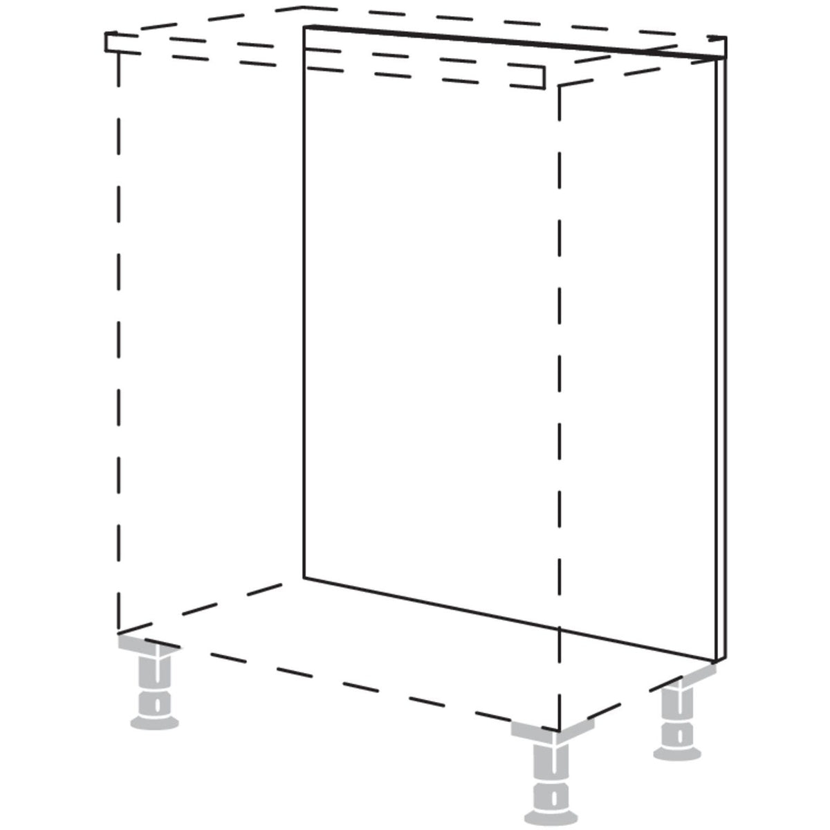 Nobilia Rueckwandverkleidung fuer Sideboardplanungen RFW55-79 42758