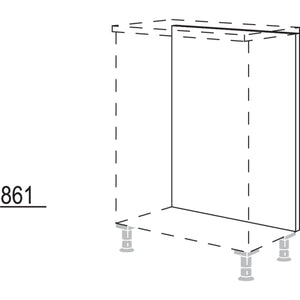 Nobilia Rueckwandverkleidung fuer Sideboardplanungen RFW60-86 53747