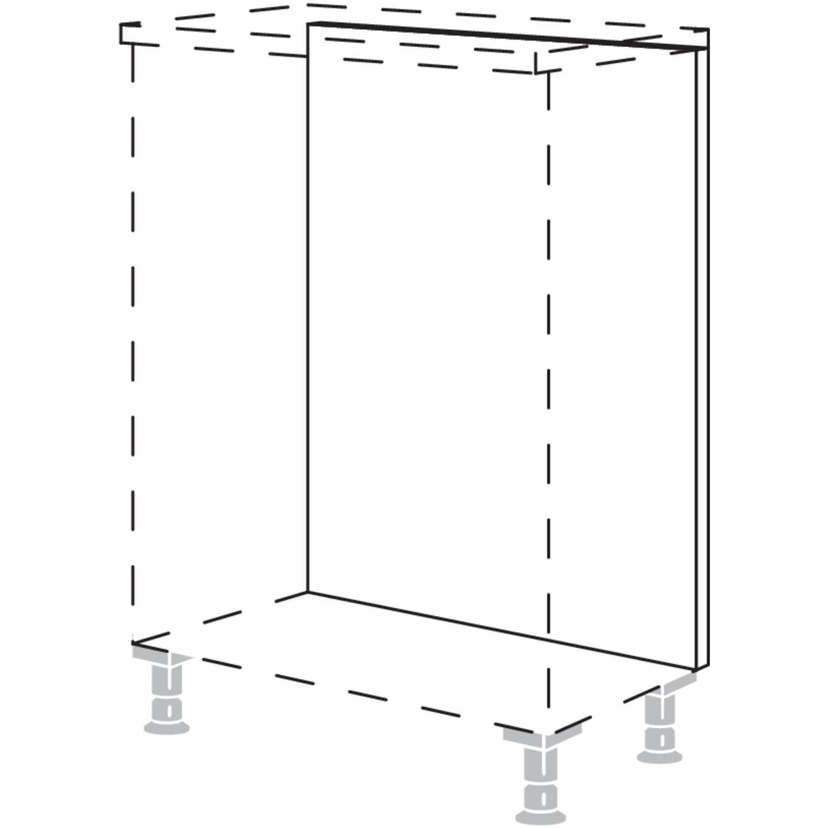 Nobilia Rueckwandverkleidung fuer Sideboardplanungen RFW30-86 53743