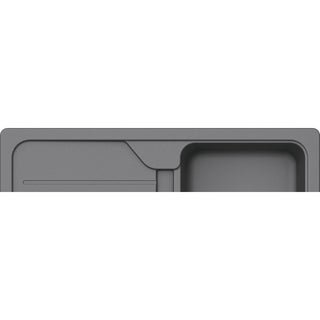 SCHOCK: Fregadero encastrado Formhaus D-100, de CRISTALITE®, Croma 87326 86 cm