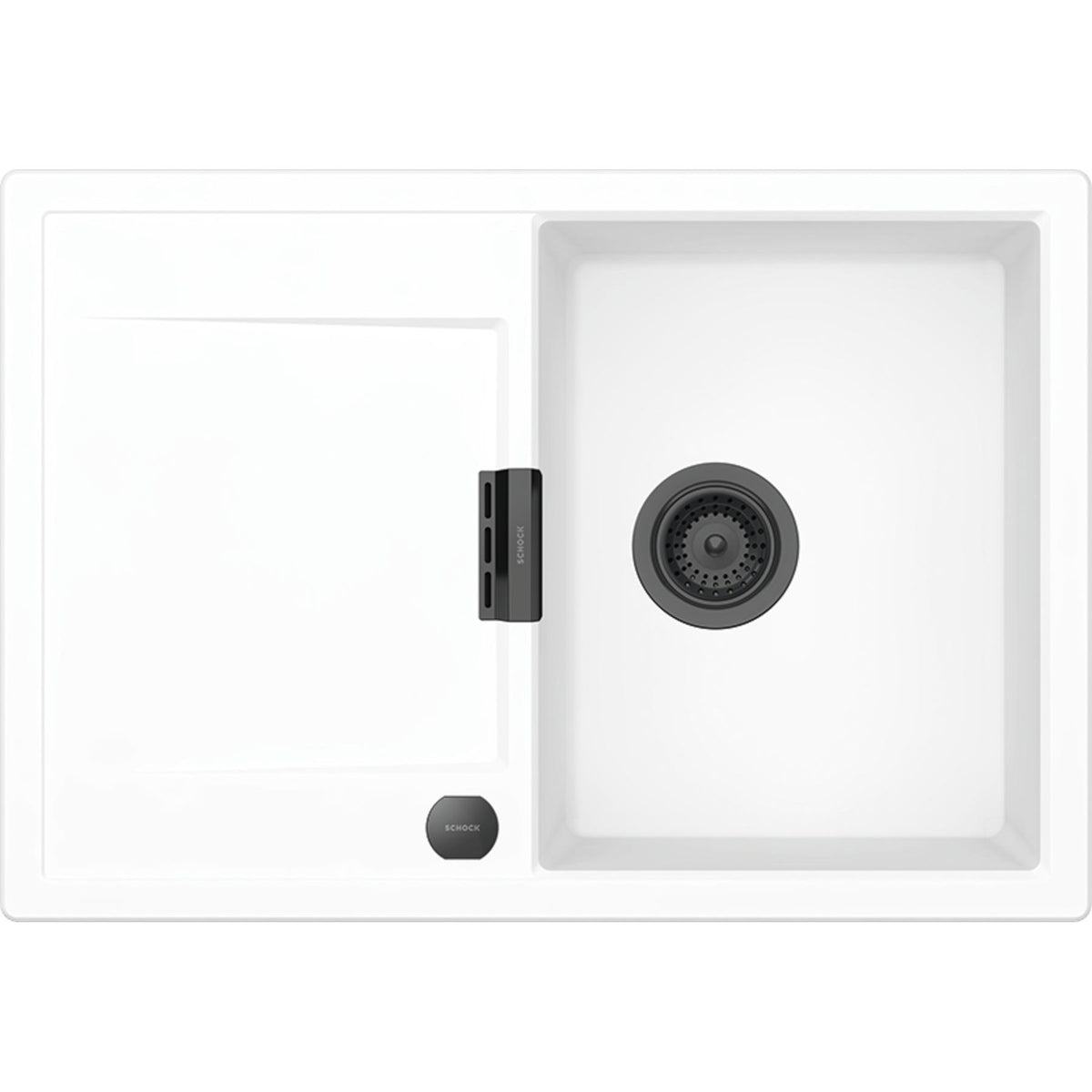 SCHOCK- Einbauspuele Mono D-100 S- aus CRISTADUR-  Stone 87319 87319