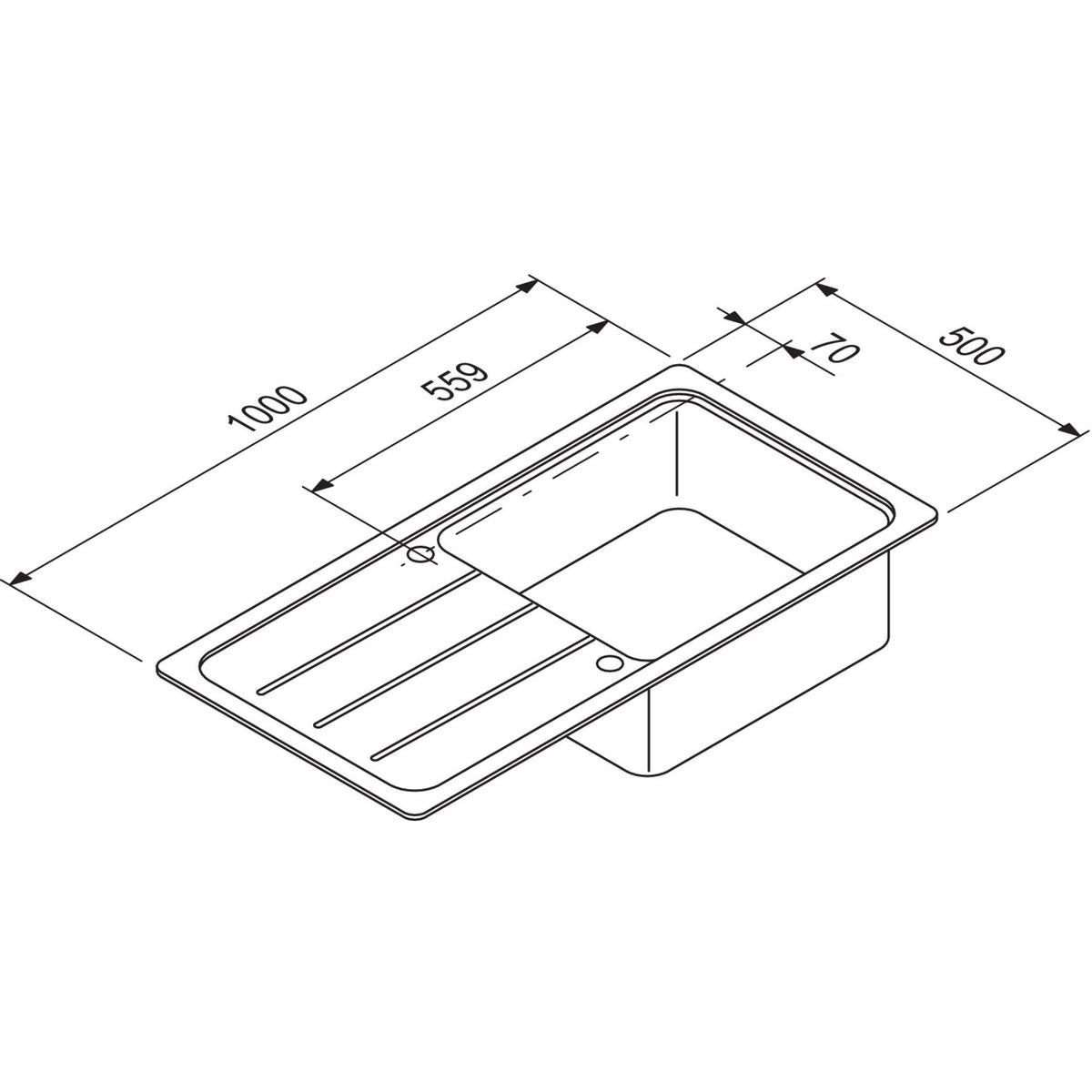 Nobilia SCHOCK SCHOCK- Einbauspuele Formhaus D-100 L- aus CRISTALITE-  Sand 87339 87339