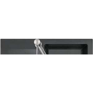 SYSTEMCERAM- Einbauspuele Genea 75- Keramik  Nigra 87642 87642
