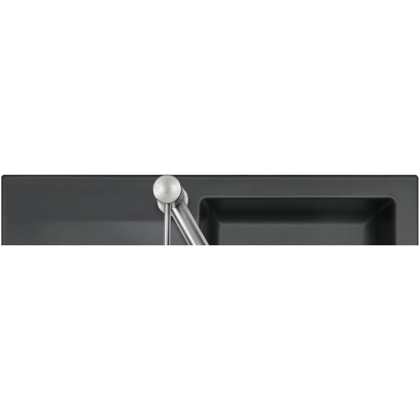Nobilia SYSTEMCERAM SYSTEMCERAM- Einbauspuele Genea 75- Keramik Nigra 87642 87642